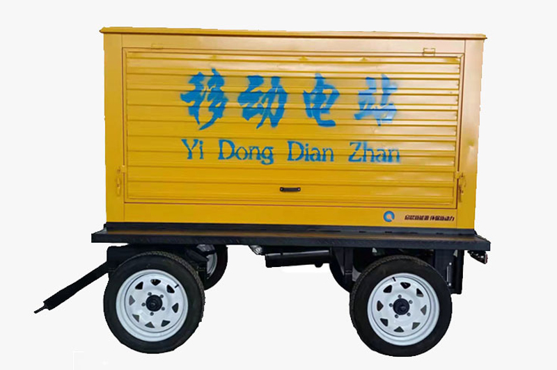 移动拖车100kw柴油发电机组